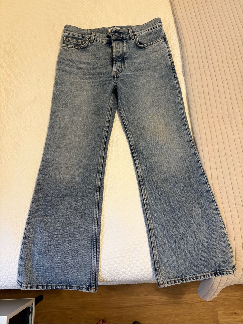 Toteme True Vintage Kick Flare Jeans